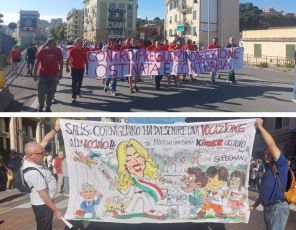 Tensioni a Cornigliano: scontro tra manifestanti pro e contro il nuovo forno elettrico