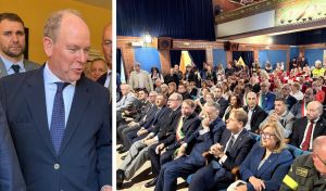 Alberto II di Monaco a Dolceacqua, per i 50 anni della Protezione Civile, e a Sanremo per mostra di abiti del padre