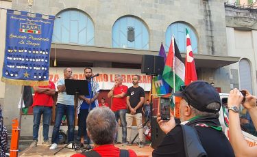 CGIL e ANPI in piazza alla Spezia per Gaza e Cisgiordania