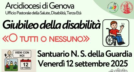 “O tutti o nessuno”: al Santuario della Guardia il Giubileo della Disabilità con l’Arcivescovo Tasca