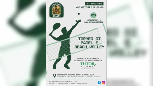 Padel e Beach Volley, evento benefico in memoria di Luciano Piccinelli