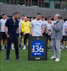 Sampdoria, maglia speciale e premio Gentleman Morosini per Massimo Coda