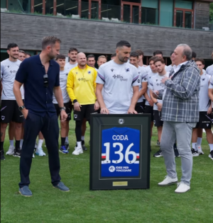 Sampdoria, maglia speciale e premio Gentleman Morosini per Massimo Coda