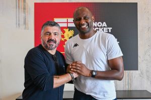 Genoa, il ct Gattuso in visita al 'Signorini'