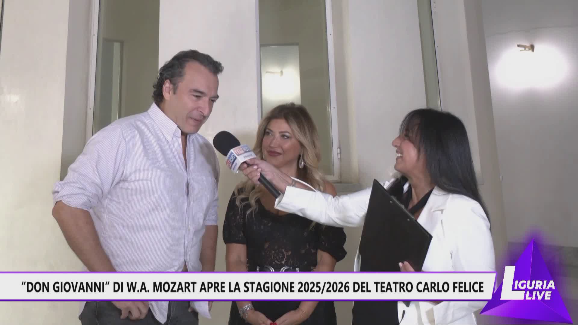 Mozart apre la stagione al Carlo Felice: il “Don Giovanni” debutta il 3 ottobre
