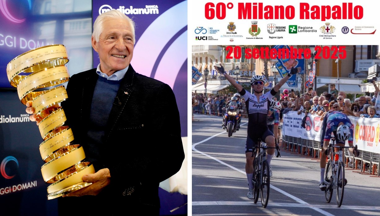 Ciclismo, la Milano–Rapallo compie 60 anni: arrivo sul lungomare e ospite d'onore Francesco Moser