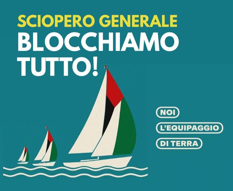 Global Sumud Flotilla, lunedì 22 sciopero generale anche a Genova: stop a trasporti e scuole