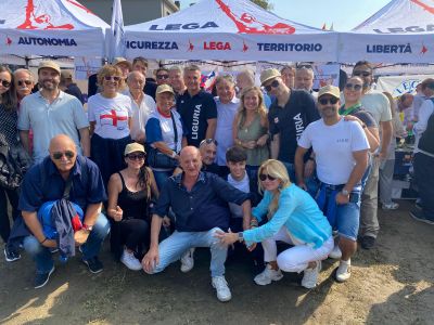 Festa della Lega a Pontida, Rixi: "Onda ligure protagonista"