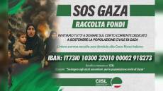 Cisl Liguria lancia una raccolta fondi per Gaza: “Un gesto collettivo di responsabilità e speranza”