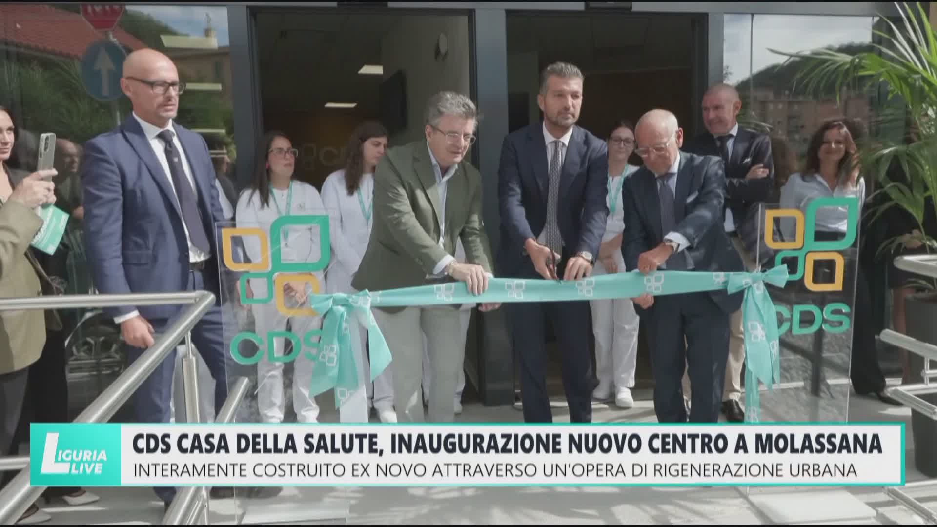 Cds Casa della Salute, taglio del nastro per la nuova sede di Genova Molassana