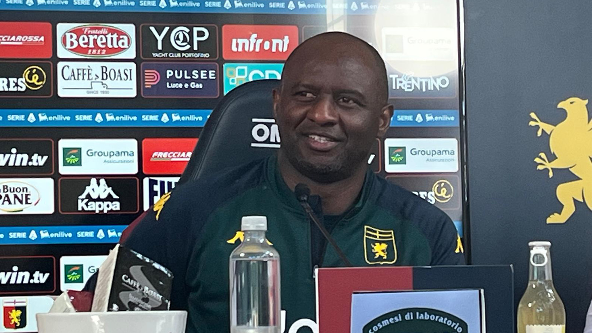Genoa, Vieira senza paura con la Lazio: “Loro forti, ma noi vogliamo vincere. Messias? Fuori, ok Cornet"