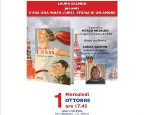 “C’era una volta l’Urss. Storia di un amore”: a Genova la presentazione del memoir di Laura Salmon