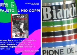 Coppi visto con gli occhi della moglie Bruna: il libro di Luciana Rota alla 'Stanza della Poesia'