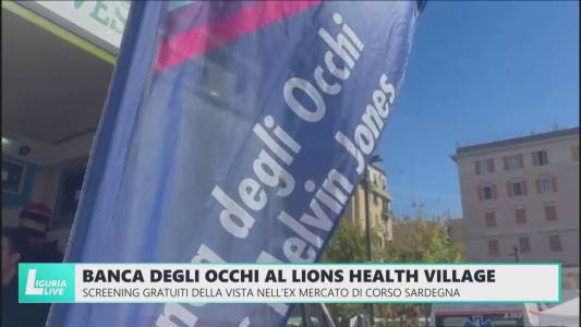 Controlli della vista per tutti all’ex mercato di corso Sardegna con la Banca degli Occhi