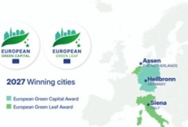 Heilbronn, Assen e Siena vincono gli European Green Cities Awards 2027