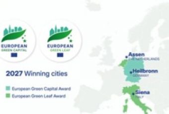 Heilbronn, Assen e Siena vincono gli European Green Cities Awards 2027