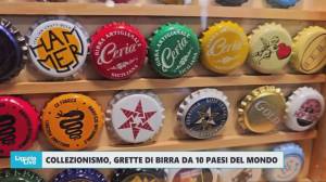 Collezionismo: 'grette' di birra da tutto il mondo, Saverio Reggio le espone per la prima volta a Genova