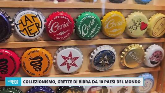 Collezionismo: 'grette' di birra da tutto il mondo, Saverio Reggio le espone per la prima volta a Genova