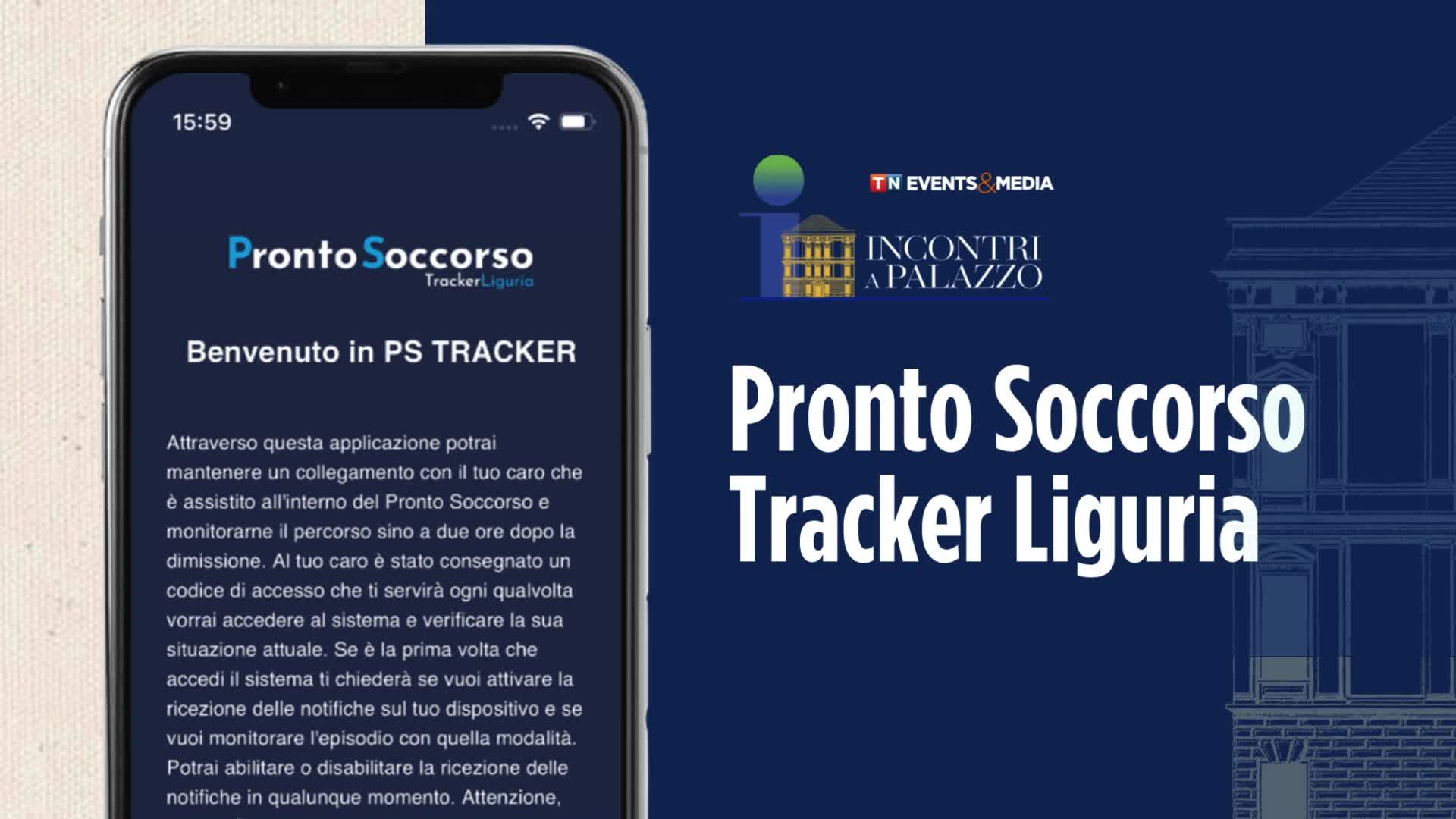 Incontri a Palazzo - Pronto Soccorso Tracker Liguria