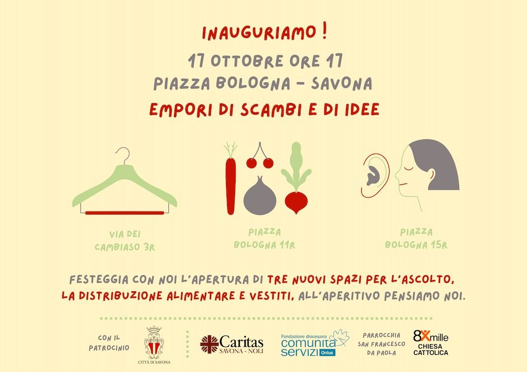 Savona: la Caritas inaugura nuovi spazi solidali a Villapiana