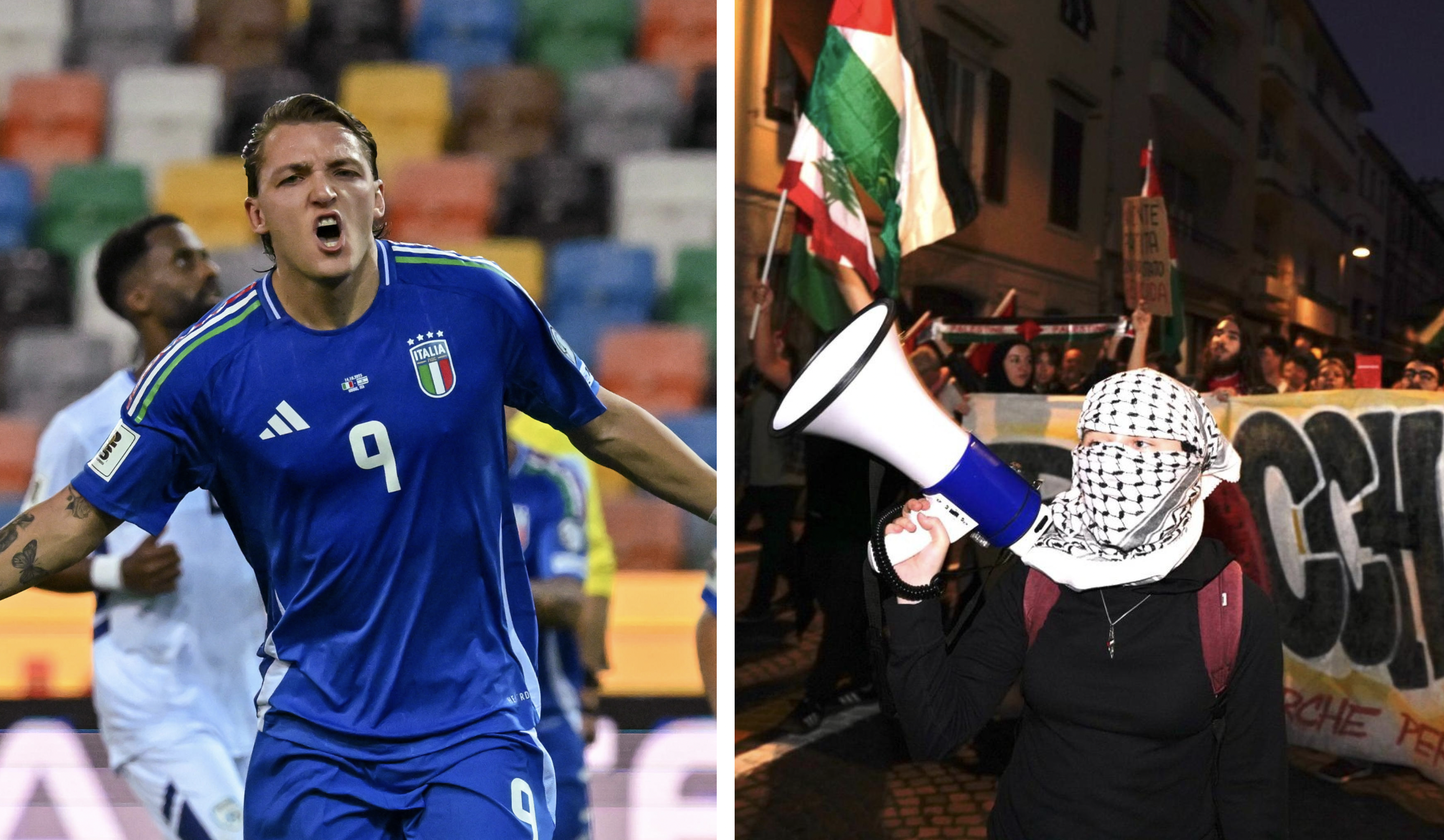 Italia-Israele 3-0, ma Udine è sotto assedio: scontri violenti durante il corteo pro-Palestina, grave una giornalista