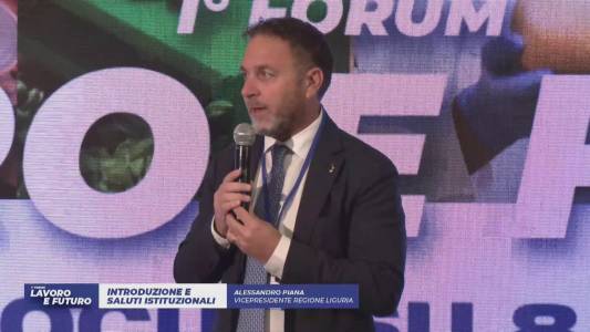 Primo Forum 'Lavoro e Futuro', vicepresidente Piana: “Agricoltura ligure tra identità, innovazione e gestione dell’acqua”