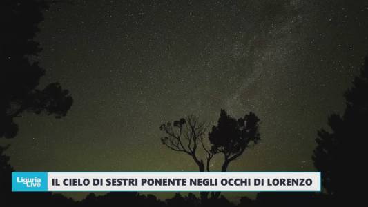 Il cielo di Sestri Ponente negli occhi di un giovane