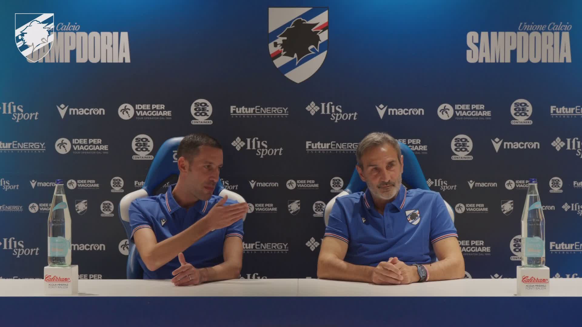 Sampdoria, Foti: "Le due punte sono un'ipotesi, ma serve equilibrio"