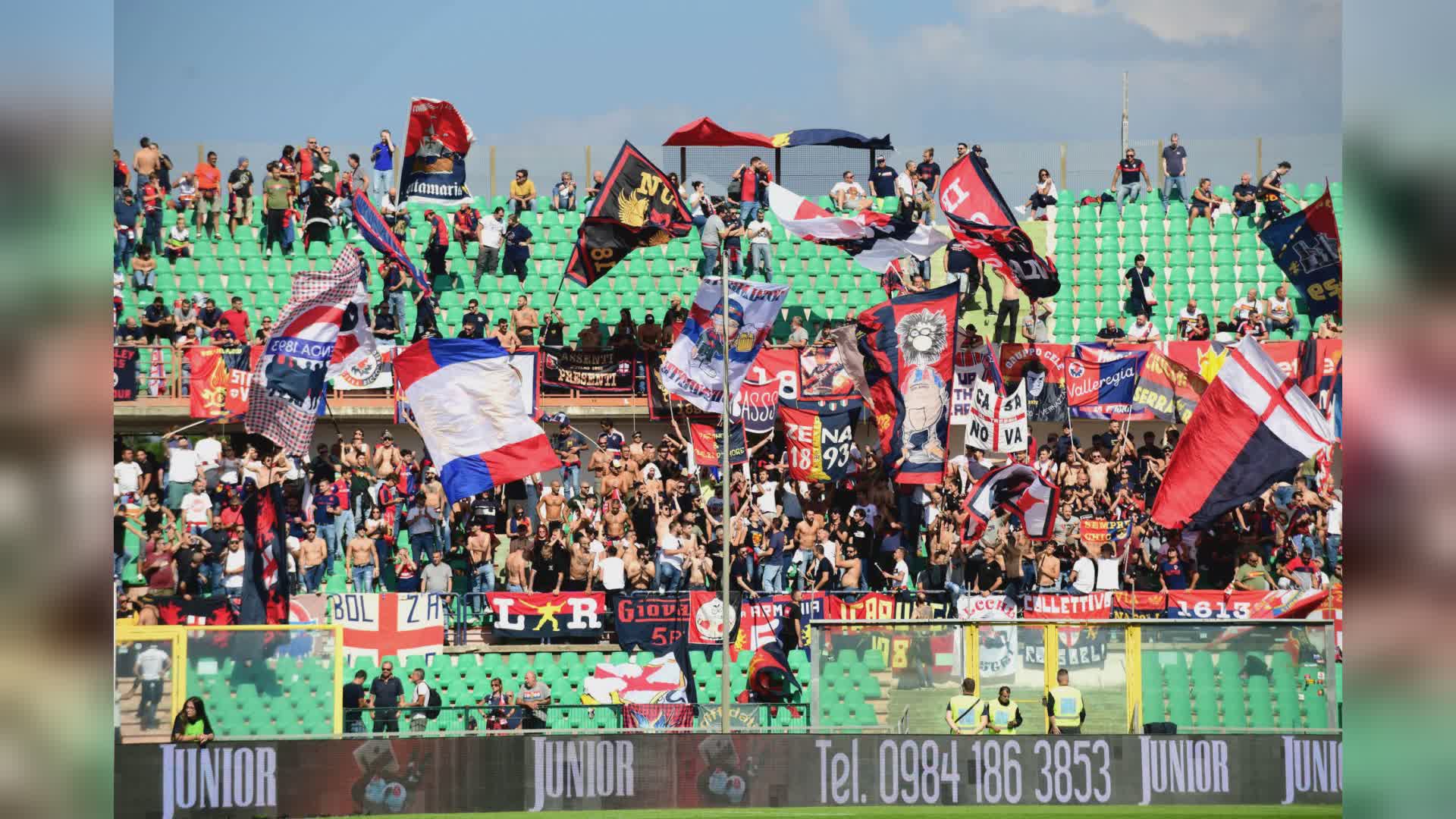 Genoa, tremila tifosi a Torino. Tanti i club pronti alla trasferta