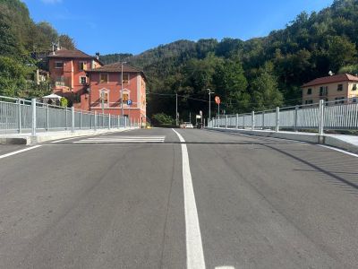 Sabato mattina con doppia inaugurazione a Montoggio e Sant'Olcese: piazza più ponte 