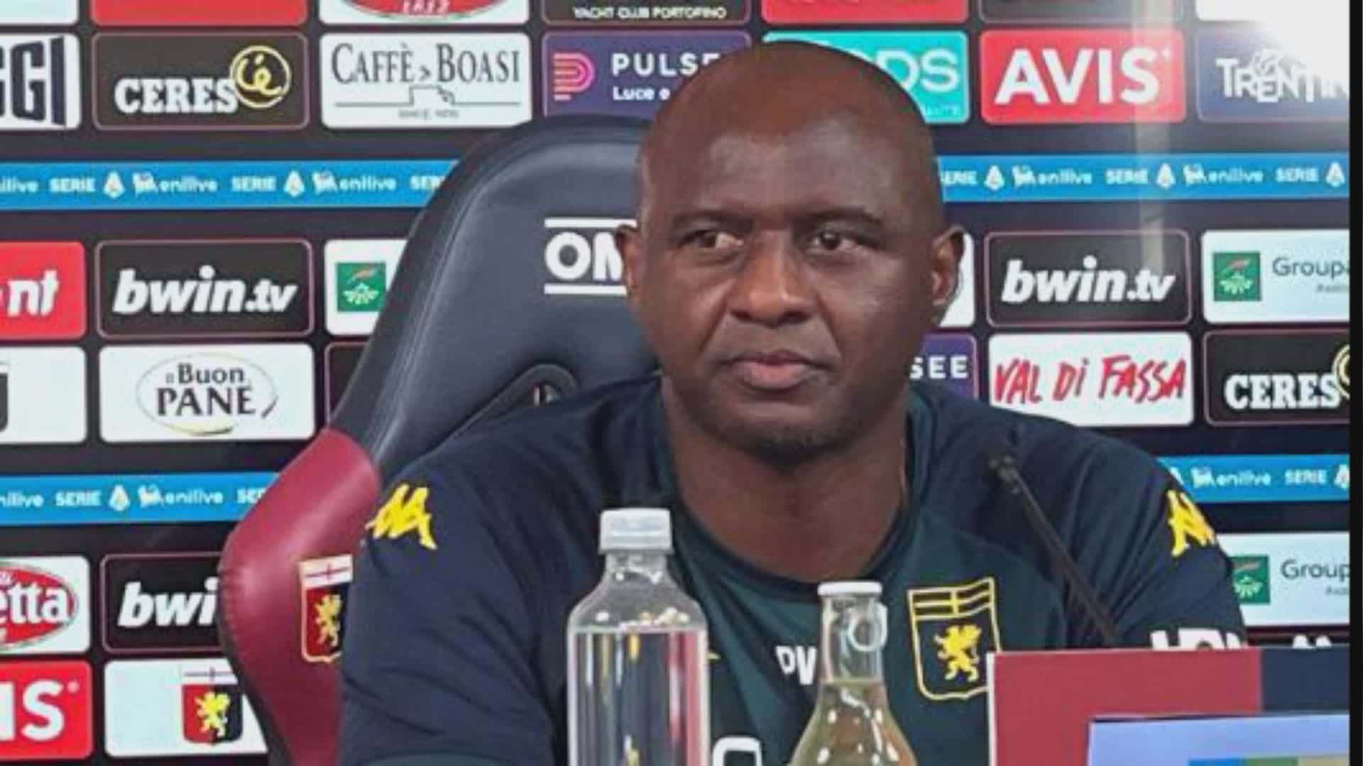 Genoa ancora battuto, Vieira: “Momento difficile, dobbiamo stare uniti”