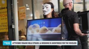 Attivismo vegano nelle strade: a Telenord la missione di Anonymous for the Voiceless