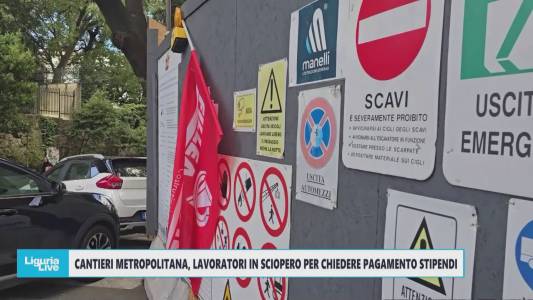 Cantieri metropolitana, Telenord fra i lavoratori in sciopero per gli stipendi: "Vogliamo certezze per continuare"