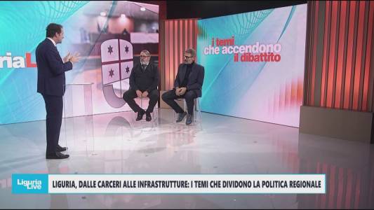 Rifiuti, infrastrutture e carceri: botta e risposta a Telenord tra Bozzano (Noi Moderati) e Giordano (M5S)