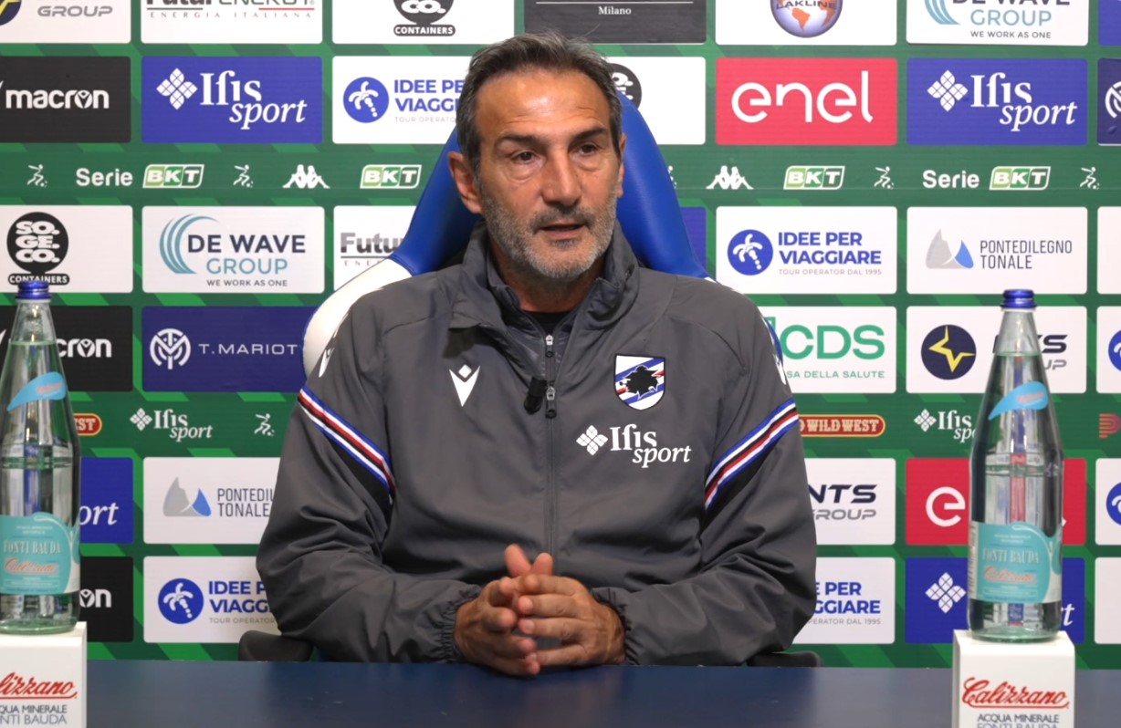 Sampdoria, Gregucci verso il Mantova: "Affrontiamo le difficoltà tutti insieme, nessuno si salva da solo"