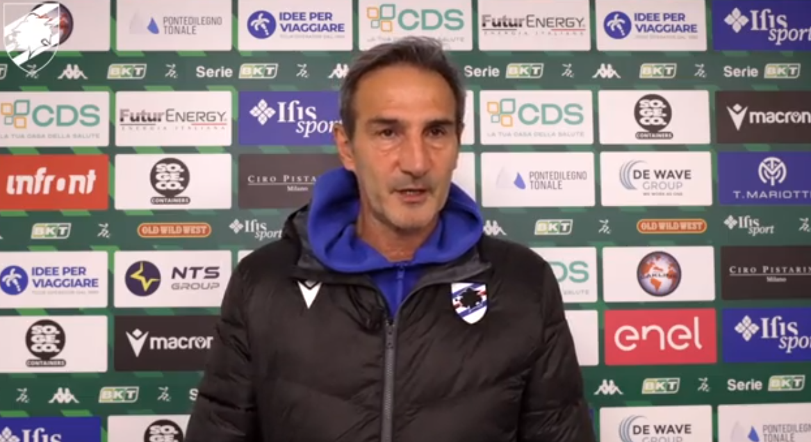 Sampdoria, Gregucci: "Adesso basta parlare. Ci vuole la bava alla bocca”