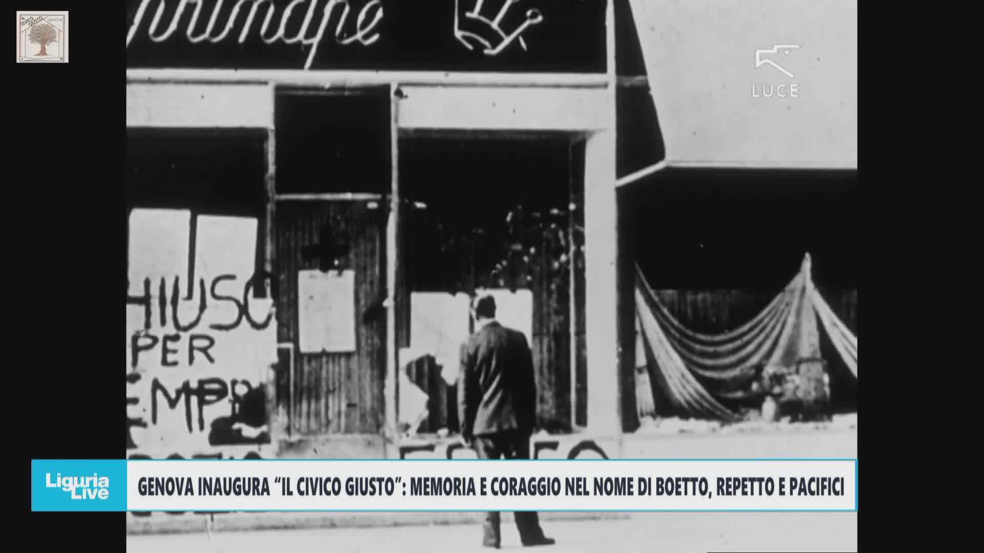 Genova ricorda il coraggio: inaugurato il “Civico Giusto” dedicato al cardinale Boetto, al rabbino Pacifici a don Repetto