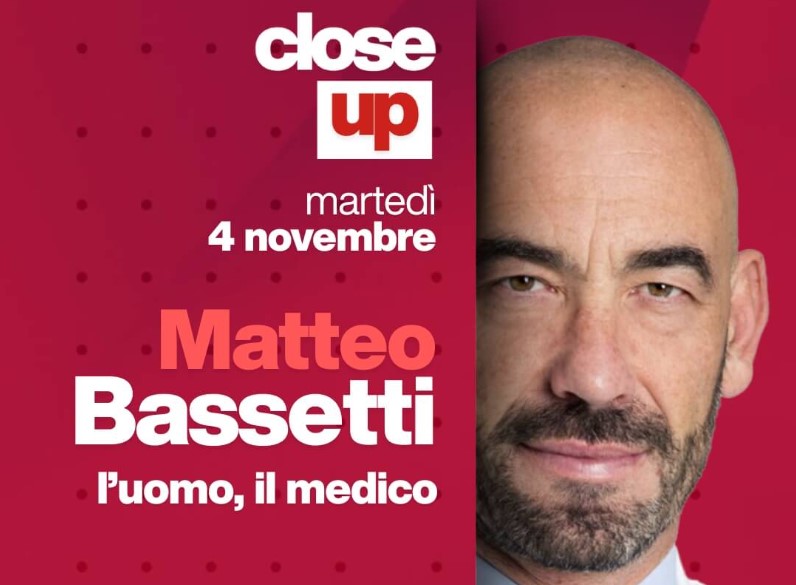 Close Up, su Telenord interviste esclusive ai protagonisti di economia, cultura, politica, spettacolo e sport: oggi ospite Matteo Bassetti