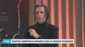 Teatro Akropolis riparte con la nuova stagione, a Telenord il direttore artistico Clemente Tafuri