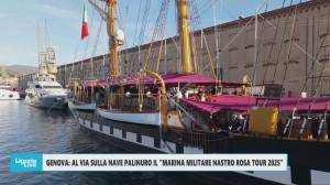 Genova: al via sulla nave Palinuro il "Marina militare nastro rosa tour"