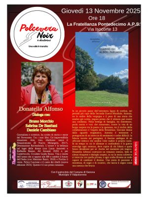 Pontedecimo, giovedì in Fratellanza la presentazione di Donatella Alfonso: "Quando gli alberi parlano"