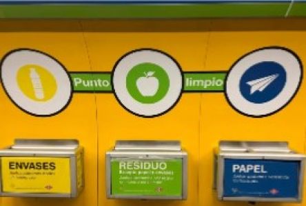 Madrid: riciclate più di 110 tonnellate di rifiuti raccolti nei punti di riciclaggio installati sulla rete metropolitana