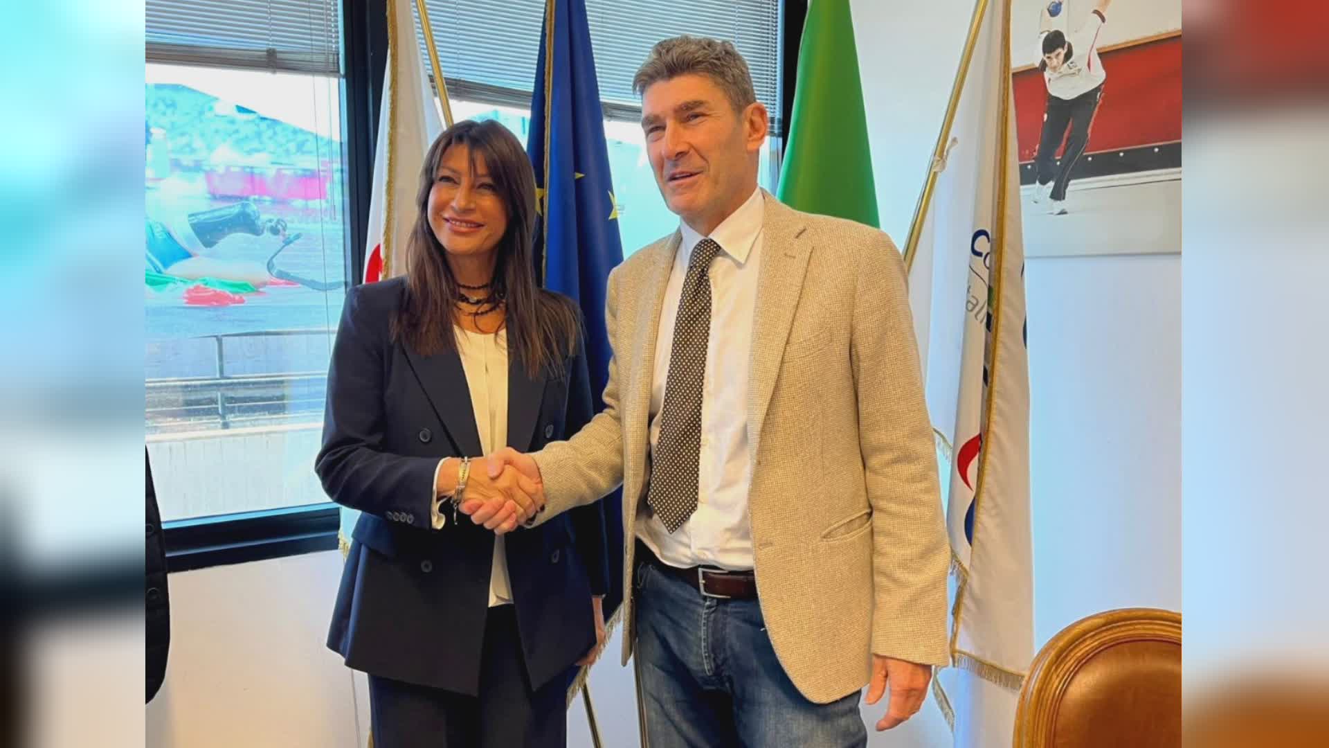 Sport paralimpico, l'assessore Ferro incontra a Roma il presidente del CIP De Sanctis
