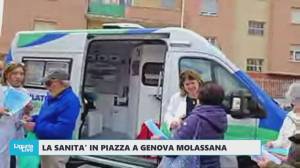 Genova, sanità in piazza a Molassana