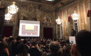 Aula magna piena a Balbi 5 per il convegno OdG Liguria su magistratura e informazione: Gratteri critica la riforma Nordio