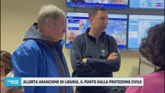 Liguria Live, speciale allerta arancione: il punto dalla sede della protezione civile