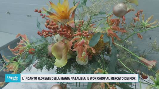 L'incanto floreale della magia del natale: il workshop al mercato dei fiori