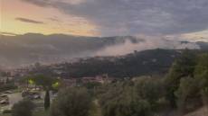 Imperia: fiamme sulle alture nei pressi dell'autostrada