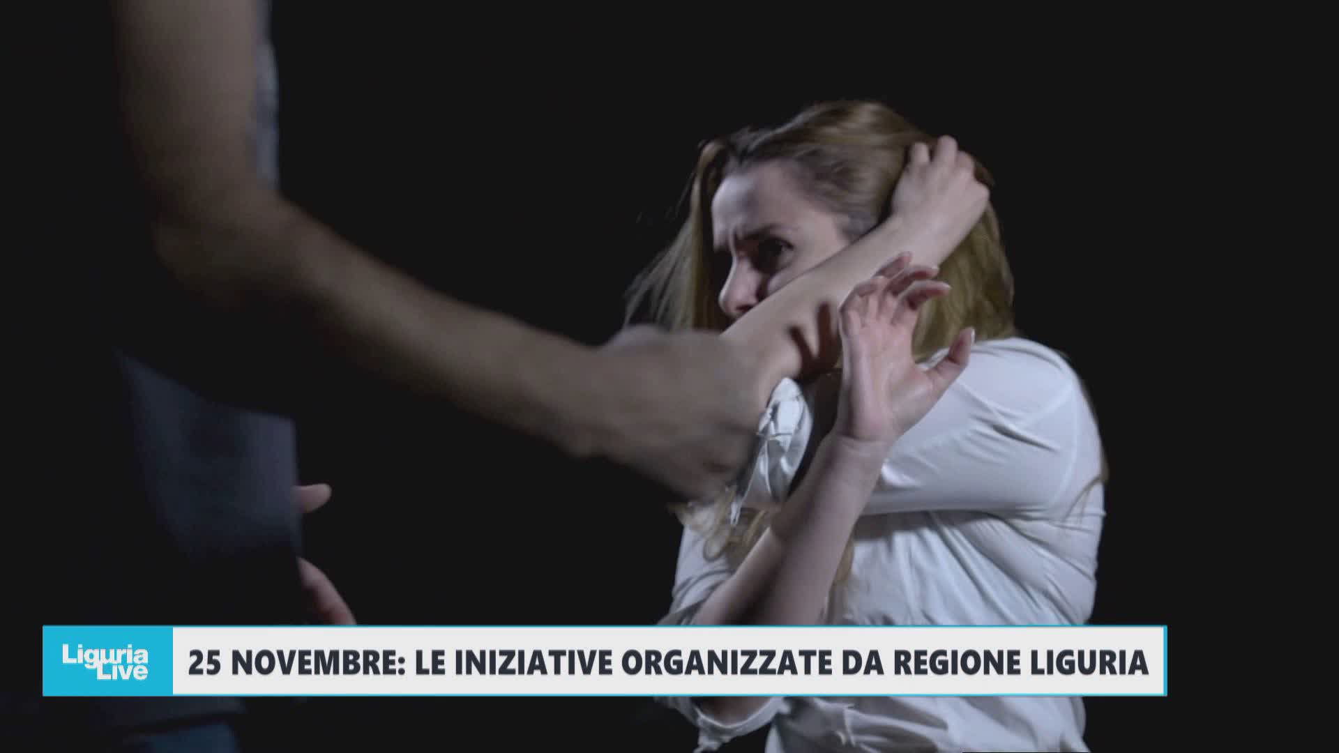 25 novembre, giornata contro la violenza sulle donne: le iniziative della Regione Liguria