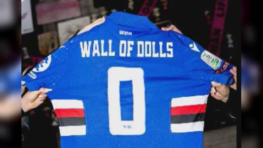 Silence is violence: UC Sampdoria contro la violenza sulle donne, maglia speciale e presenza al 'Wall of Dolls'